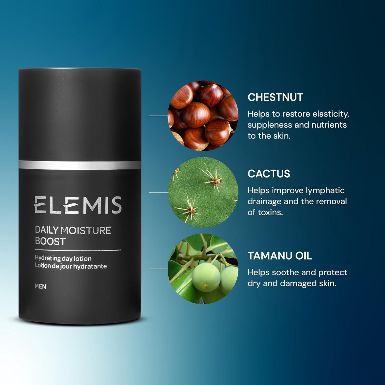 image:imageELEMIS Daily Moisture Boost for Men Lightweight PostShave Day Lotion Hydrates Soothes Nourishes and Calms for Refreshed Recharged Skin 50 mL