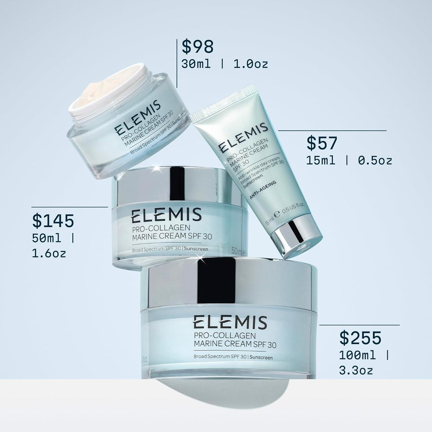 image:imageELEMIS ProCollagen Marine Cream SPF 30 Lightweight AntiWrinkle Daily Facial Moisturizer1 Fl Oz Pack of 1