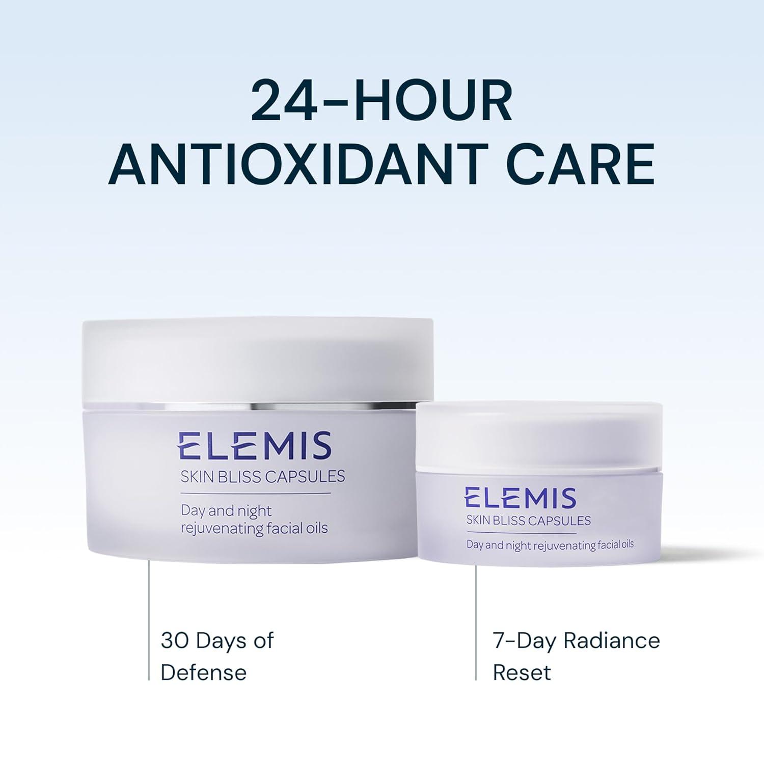 image:imageELEMIS Skin Bliss Capsules 14 Count AntioxidantRich AntiAgine Day amp Night Face Oils Purify Replenish amp Nourish the Skin Skincare Serum Capsules for Face