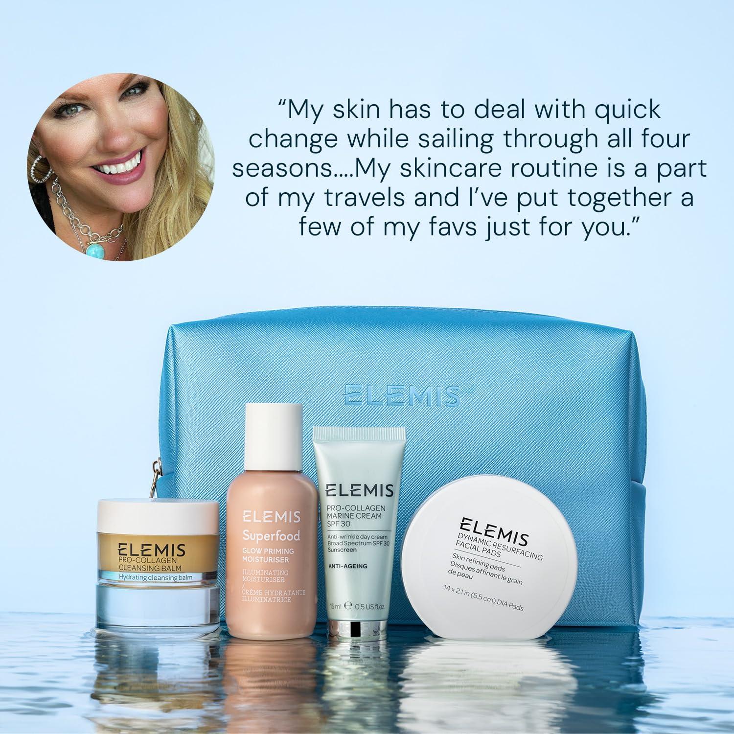 image:imageELEMIS Christines Elemis Favorites Kit 147 Value Amazon Exclusive Gift Set Travel Size Favorites Make up Remover Facial Pads Makeup Primer