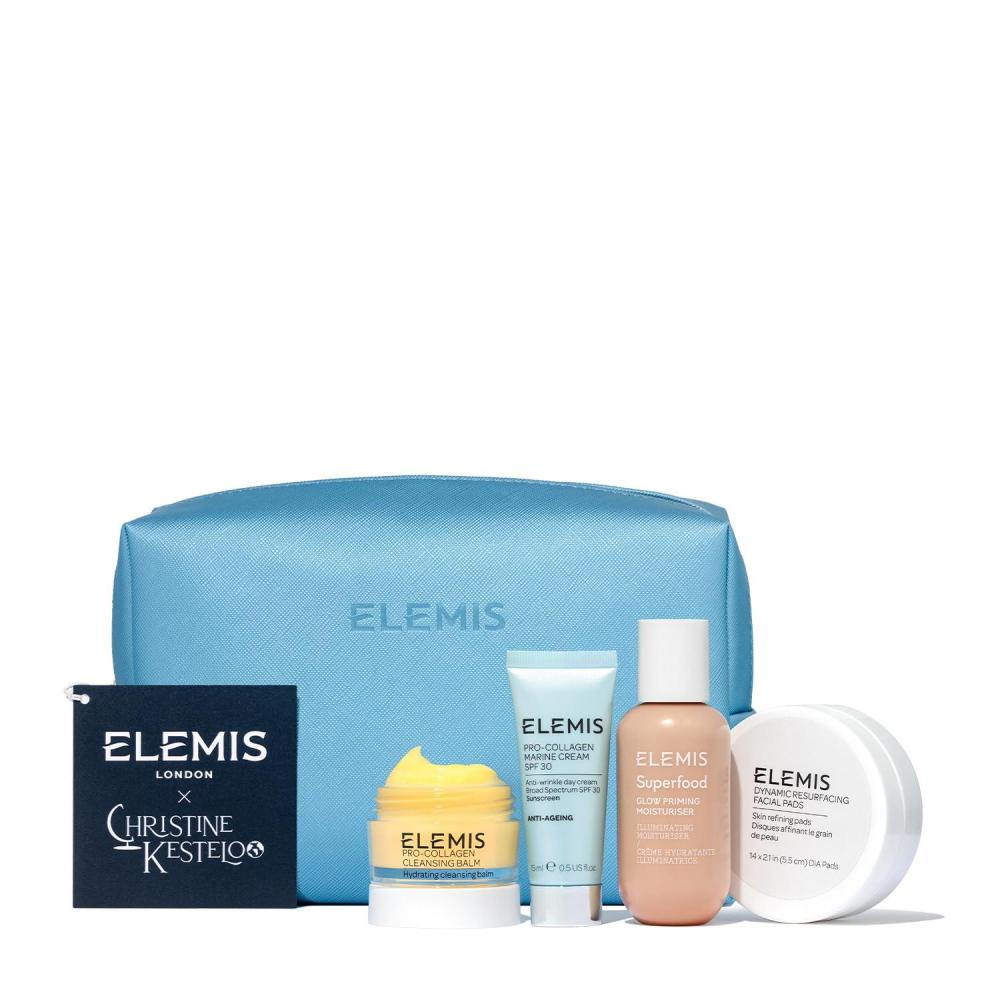 image:imageELEMIS Christines Elemis Favorites Kit 147 Value Amazon Exclusive Gift Set Travel Size Favorites Make up Remover Facial Pads Makeup Primer
